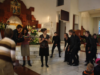 Pantomima ewangelizacyjna w kościele św. Piotra Apostoła
