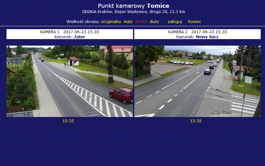 Kamery na przejściu w Tomicach monitorują ruch pojazdów