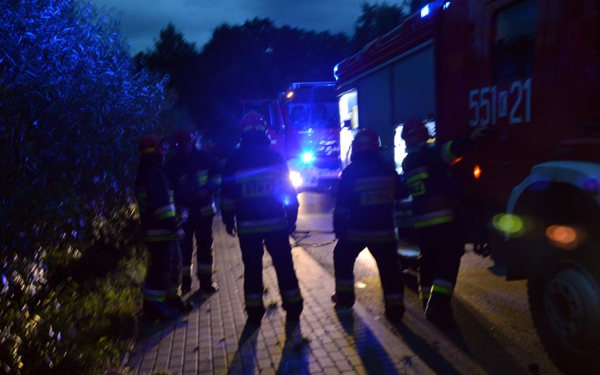  Kilkudziesięciu strażaków i policjantów szukało w Wadowicach zaginionego mężczyzny