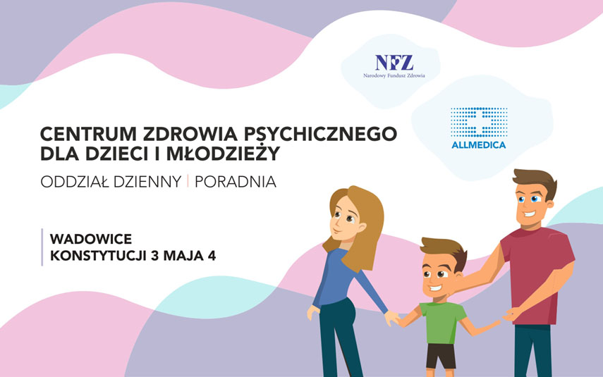 Darmowe świadczenia psychoterapeutyczne dla dzieci i młodzieży w Wadowicach