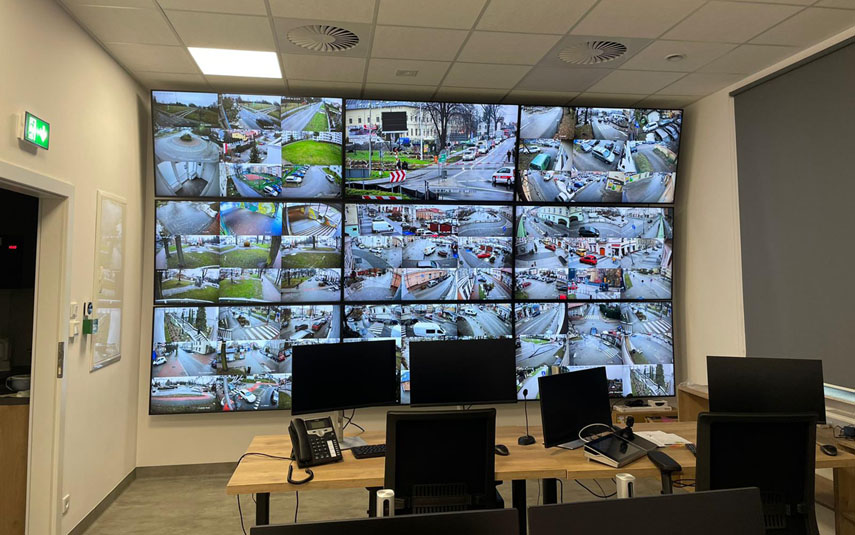 Tak prezentuje się nowe centrum monitoringu Wadowic. Obsługuje ponad 200 kamer!