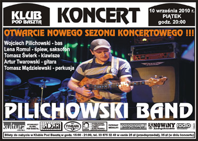 Nowy sezon koncertowy 2010/2011 w andrychowskim Klubie Pod Basztą