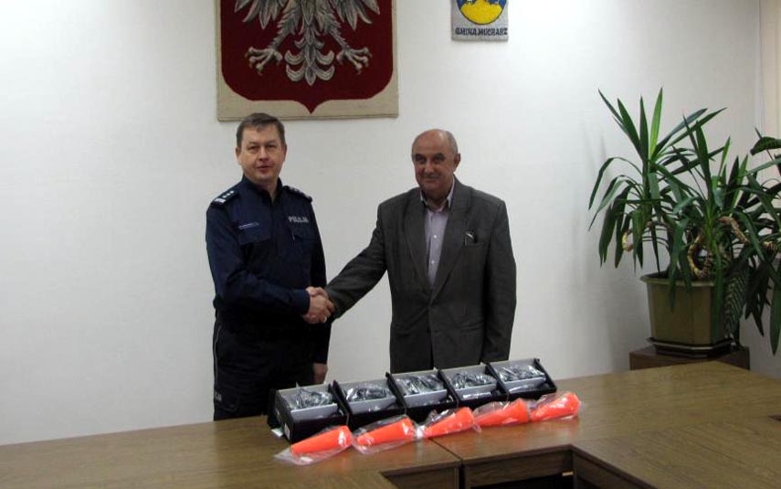 Na koniec roku gmina Mucharz wsparła policję