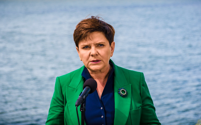 Premier Beata Szydło otworzyła Zbiornik Świnna Poręba