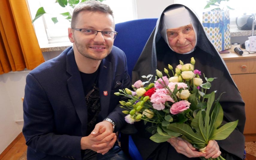 Albertynka siostra Adamina skończyła  104 lata! 