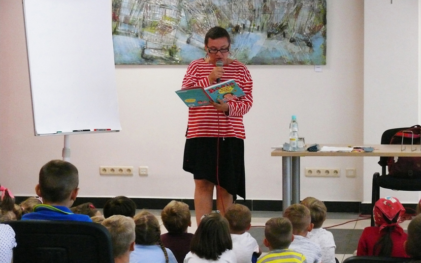 Popularna pisarka literatury dziecięcej odwiedzila Wadowice