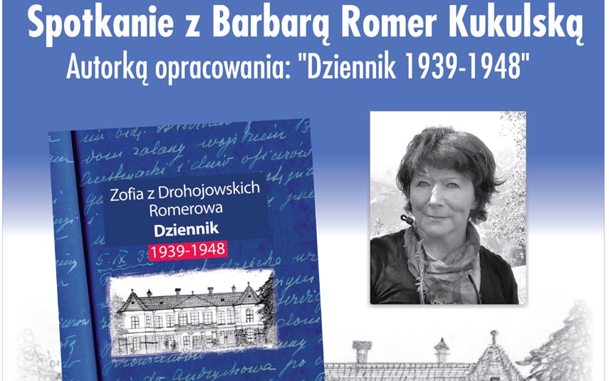 Spotkanie z Barbarą Romer-Kukulską, autorką wyjątkowego dziennika