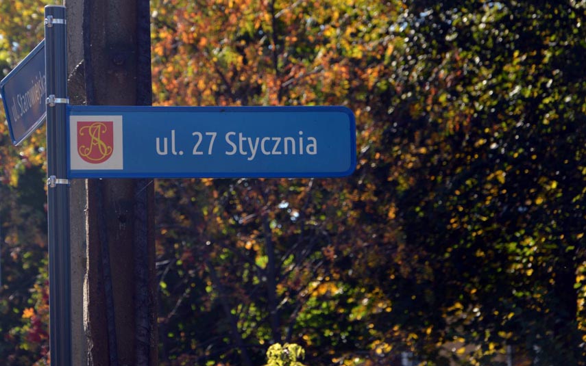 Wojewoda i IPN nakazali zmienić nazwę ulicy 27 stycznia