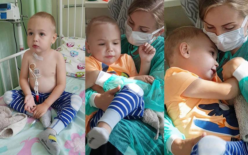 Czteroletni Kasperek jest chory na białaczkę. Rodzina zbiera pieniądze