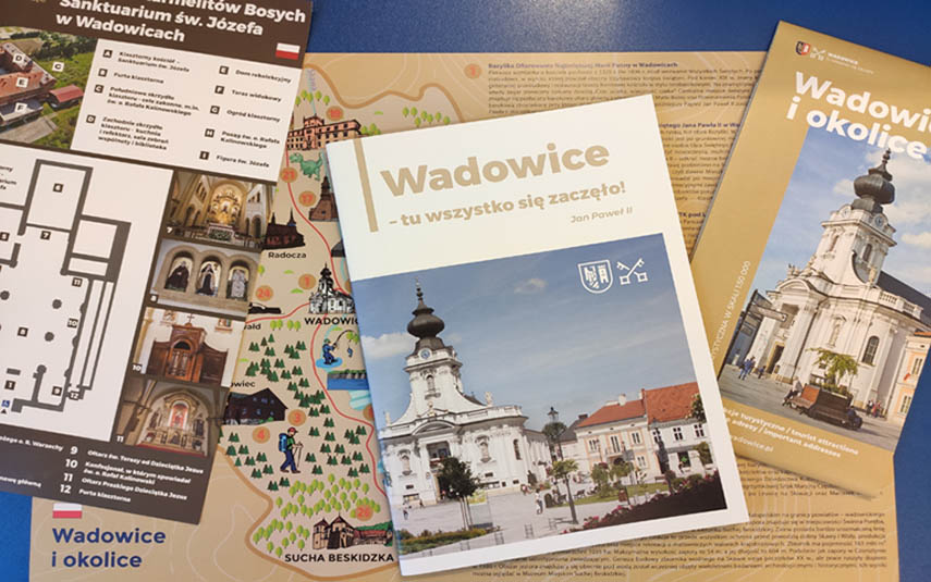 Nowe wydawnictwa ułatwiające zwiedzanie Wadowic i okolic