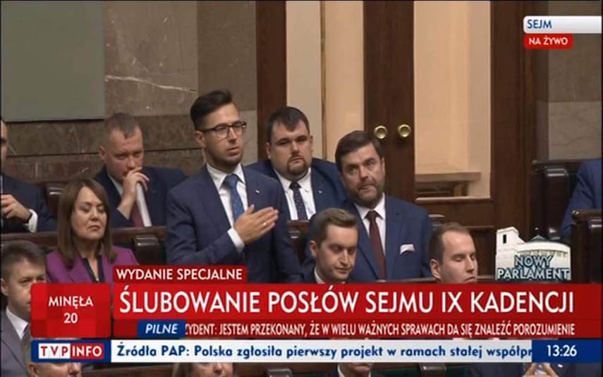 Pierwsze posiedzenie Sejmu, posłowie złożyli ślubowanie. Wśród nich ośmiu posłów z naszego regionu.