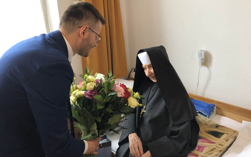 Siostra Adamina skończyła właśnie 105 lat. To najstarsza mieszkanka gminy Wadowice