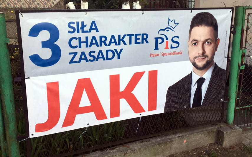 Trwa kampania przed Eurowyborami. Na ulicach banery, politycy odwiedzają powiat