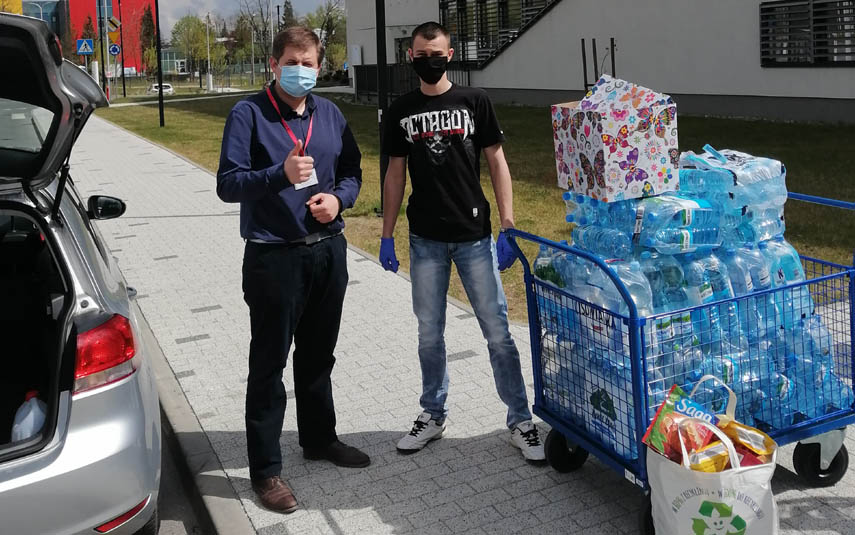 Dwóch wadowiczan zrobiło kolejną zbiórkę dla Szpitala Zakaźnego w Krakowie