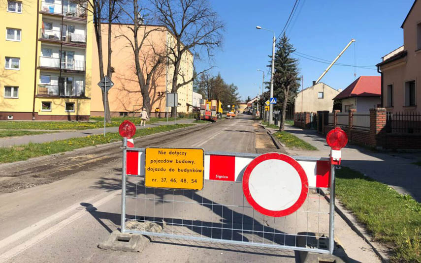 Ruszył kolejny etap remontu ulicy Sienkiewicza w Wadowicach