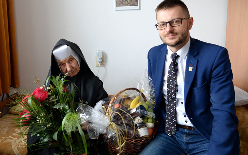 Siostra Adamina skończyła 106 lat! jest najstarszą mieszkanką gminy Wadowice!