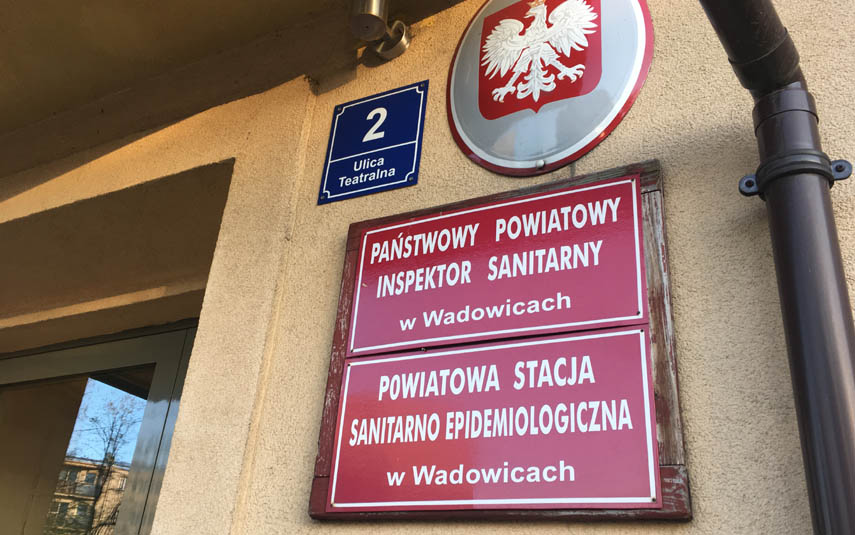 Pierwszy przypadek zakażenia koronawirusem w Wadowicach