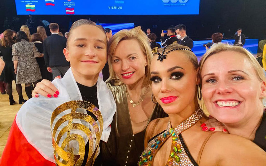  Młody tancerz z Barwałdu i jego taneczna partnerka wytańczyli czwarte miejsce na mistrzostwach świata!