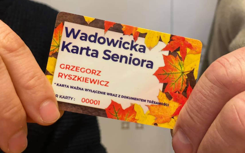 W Wadowicach wydano już blisko pół tysiąca Kart Seniora