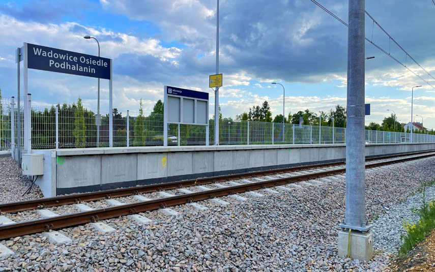 Prace związane z nowym przystankiem kolejowym w Wadowicach zakończone