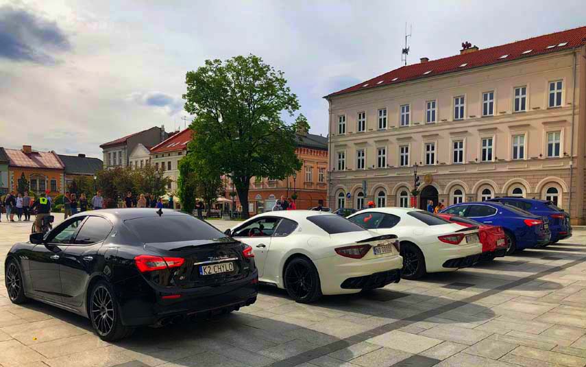 W Wadowicach odbył się zlot fanów Maserati
