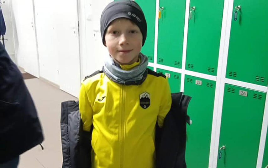 10-letni Ukrainiec uciekł z mamą przed wojną. Zaczął grać w Zaskawiance