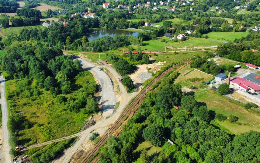 Trwa budowa łącznicy kolejowej w Kalwarii. Ma być gotowa w połowie przyszłego roku