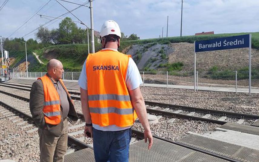 Trwa odbiór i testy kolejowej mijanki w Barwałdzie. Wkrótce wrócą tu pociągi pasażerskie