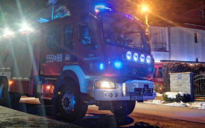 Wieczorna interwencja strażaków w Jaroszowicach